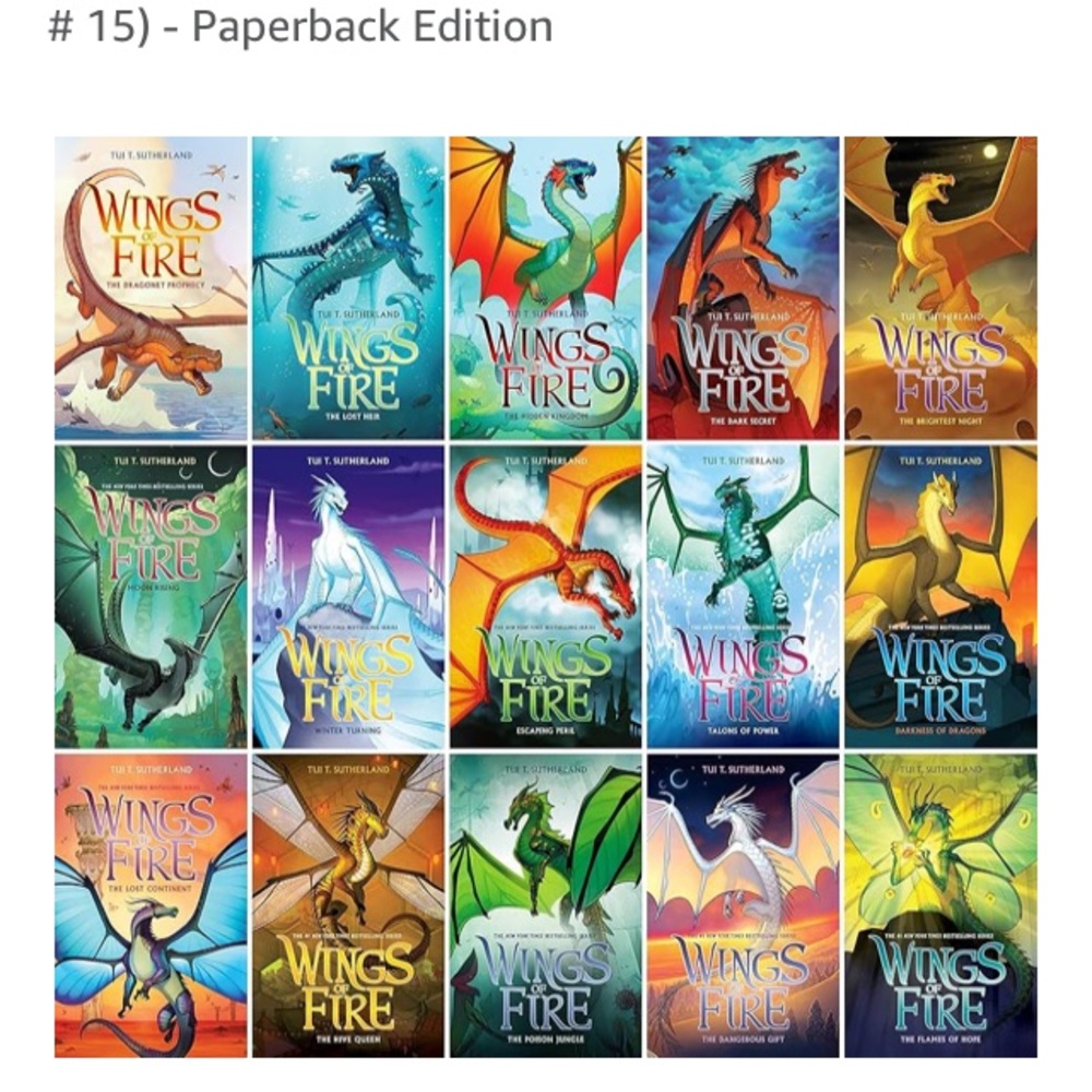 Wings of Fire Paperback Book Set